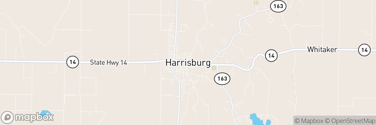 Harrisburg, Arkansas map