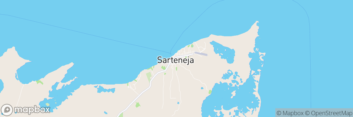 Sarteneja, Corozal District map