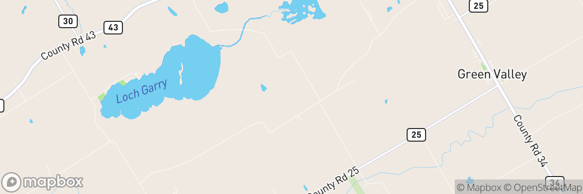 United Counties of Stormont, Dundas and Glengarry, Ontario map