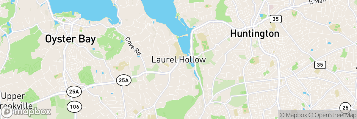 Laurel Hollow, New York map