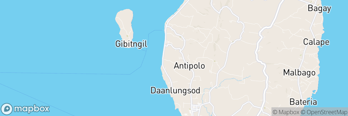 Antipolo, Central Visayas map