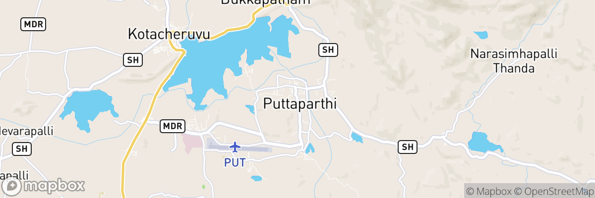 Puttaparthi, Andhra Pradesh map