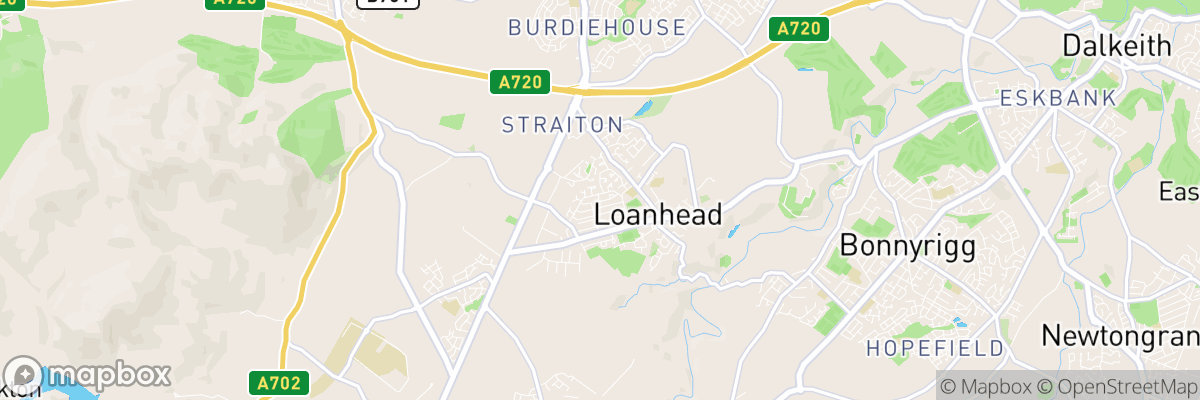 Loanhead, Scotland map