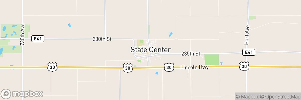 State Center, Iowa map