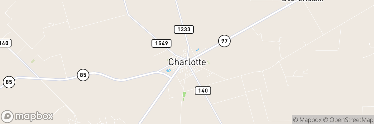 Charlotte, Texas map