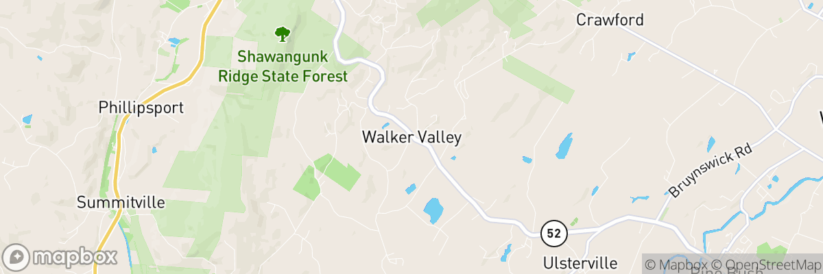 Walker Valley, New York map