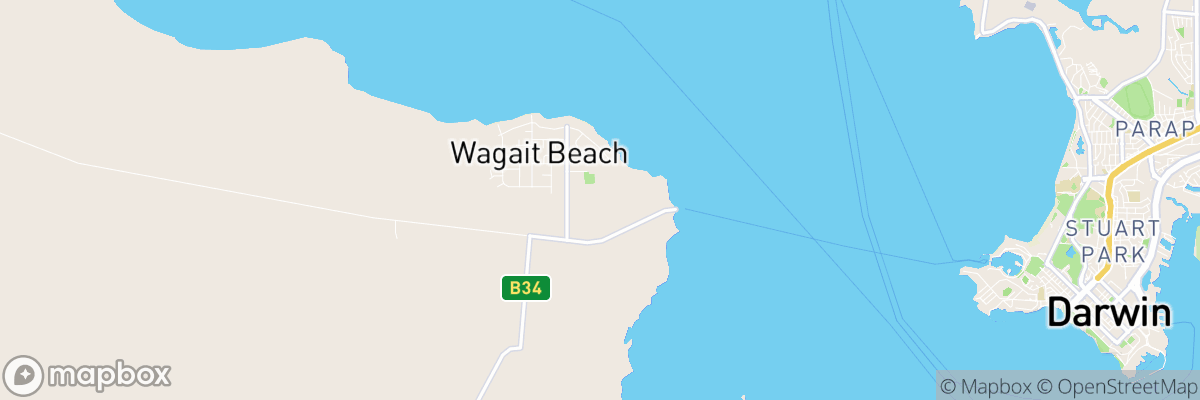 Wagait, Northern Territory map