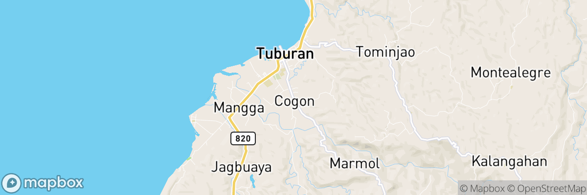 Cogon, Central Visayas map