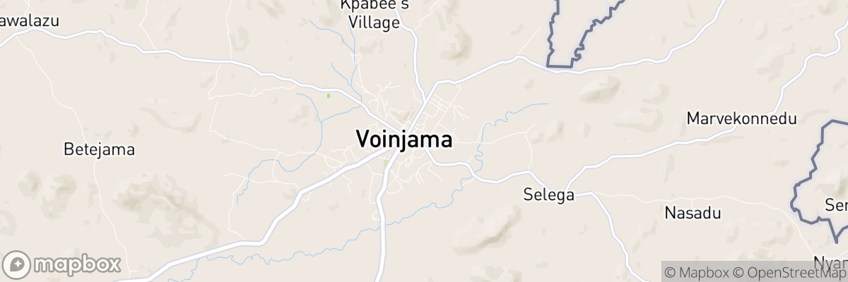 Voinjama, Lofa County map