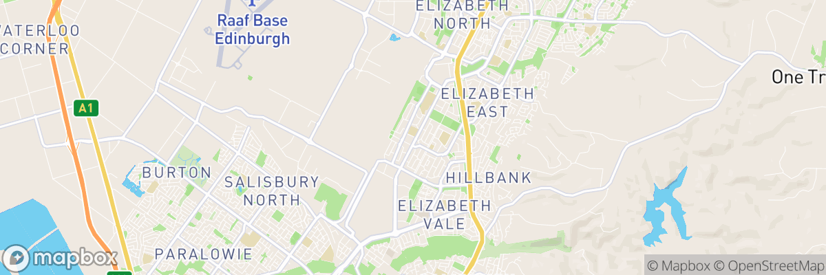 Elizabeth South, South Australia map