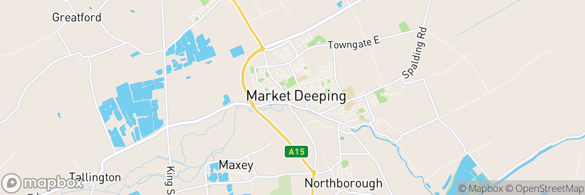 Market Deeping, England map