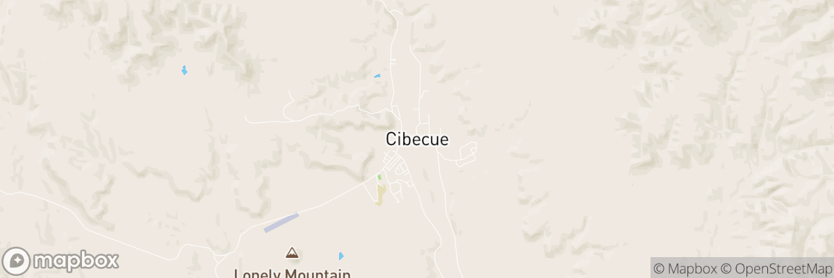 Cibecue, Arizona map