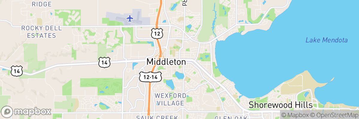 Middleton, Wisconsin map