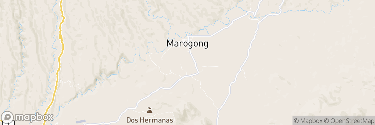 Marogong, Autonomous Region in Muslim Mindanao map