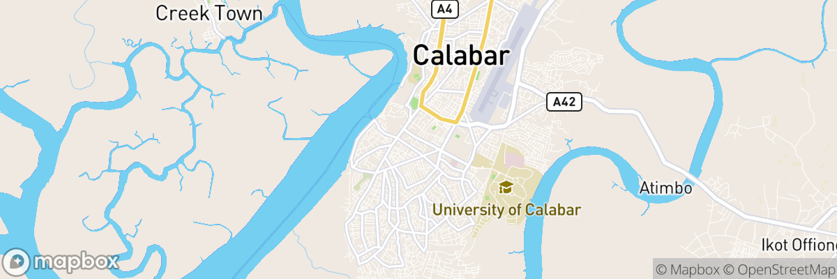 Calabar, Cross River State map