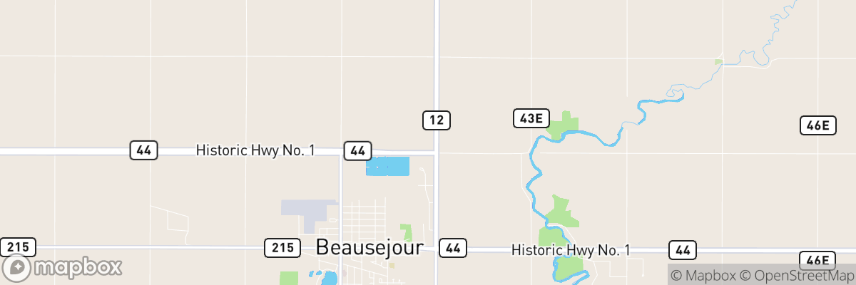 Brokenhead, Manitoba map