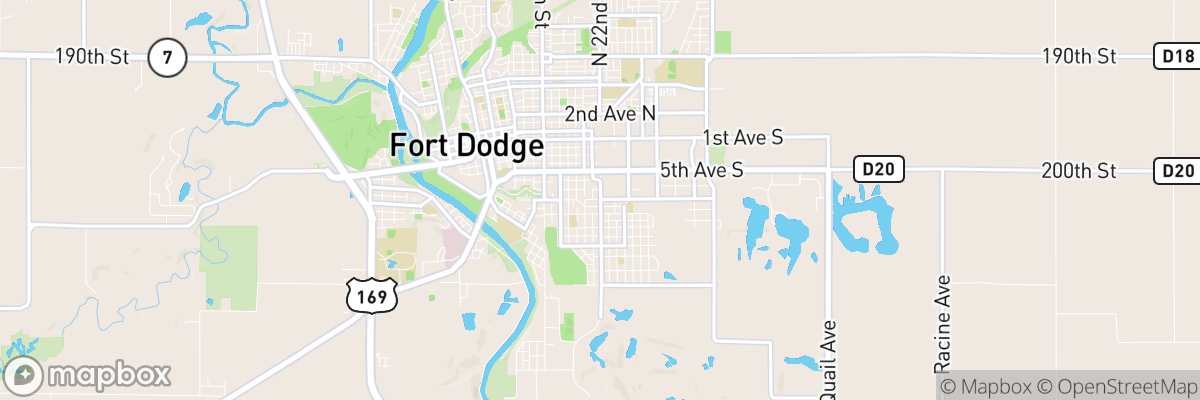 Fort Dodge, Iowa map