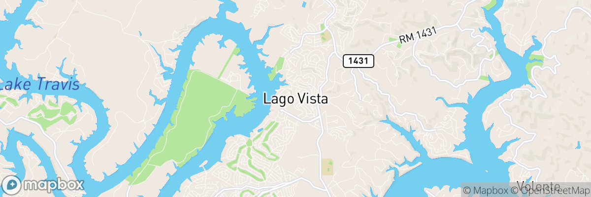 Lago Vista, Texas map