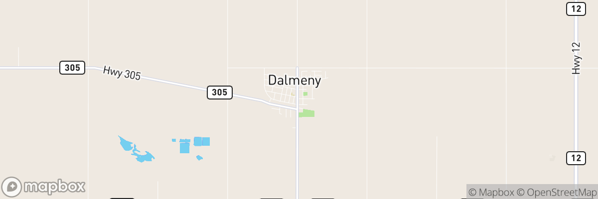 Dalmeny, Saskatchewan map