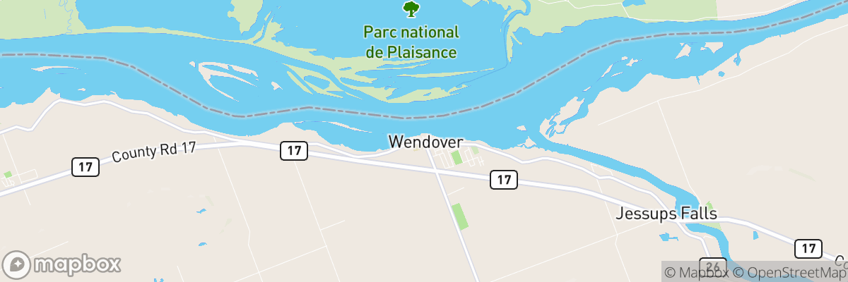 Wendover, Ontario map