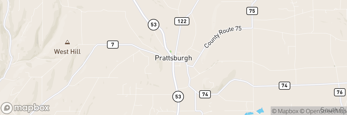 Prattsburgh, New York map