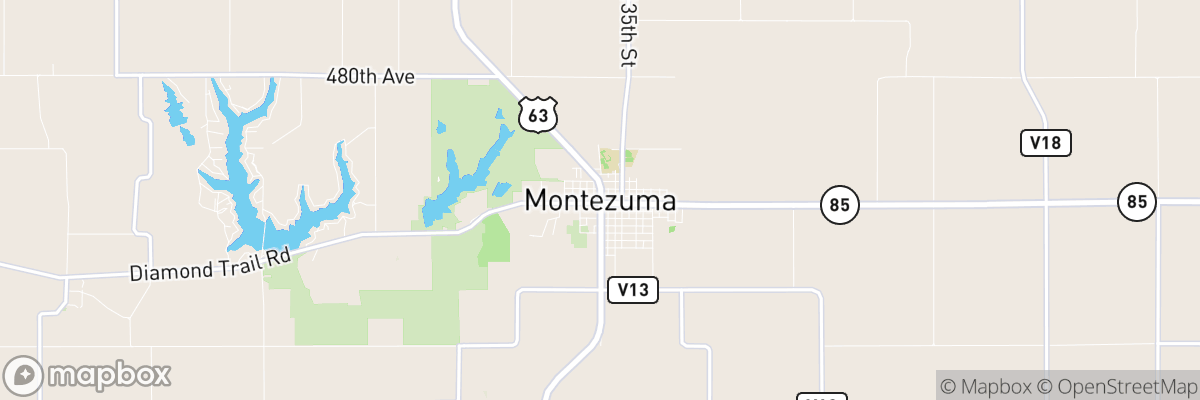 Montezuma, Iowa map