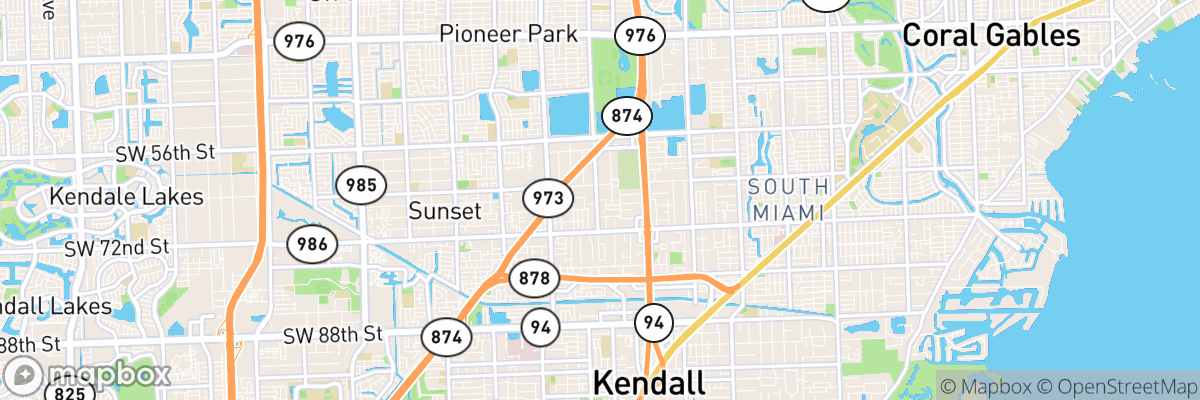 Glenvar Heights, Florida map