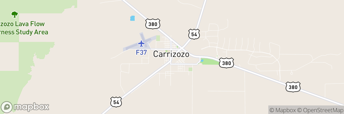 Carrizozo, New Mexico map