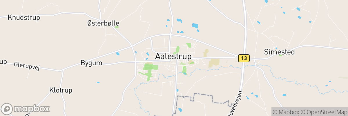 Ålestrup, North Denmark Region map