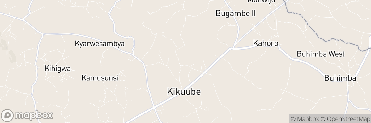 Kikube, Western Region map