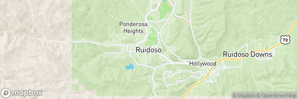 Ruidoso, New Mexico map