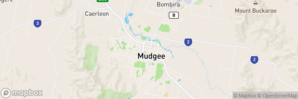 Mudgee, New South Wales map