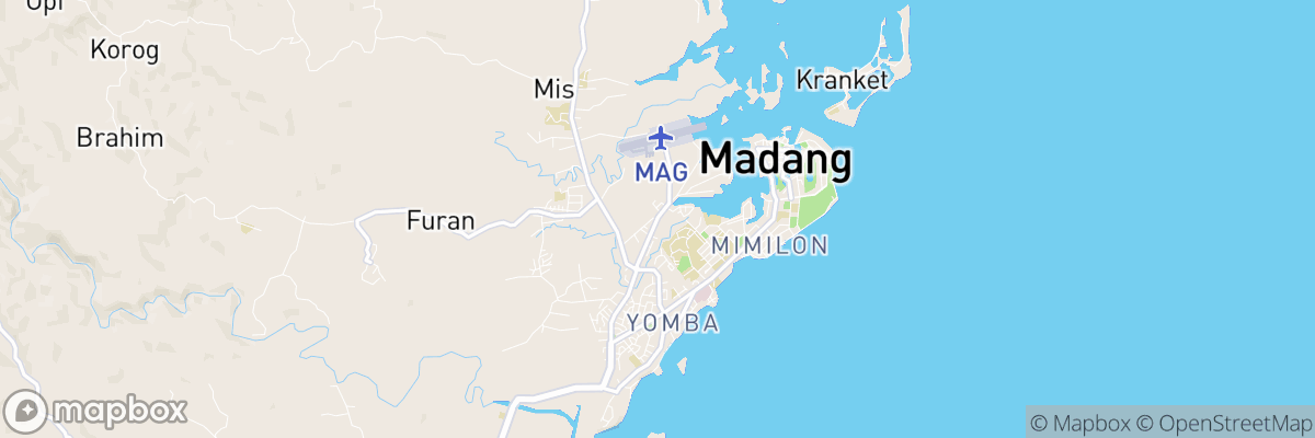 Madang, Madang Province map