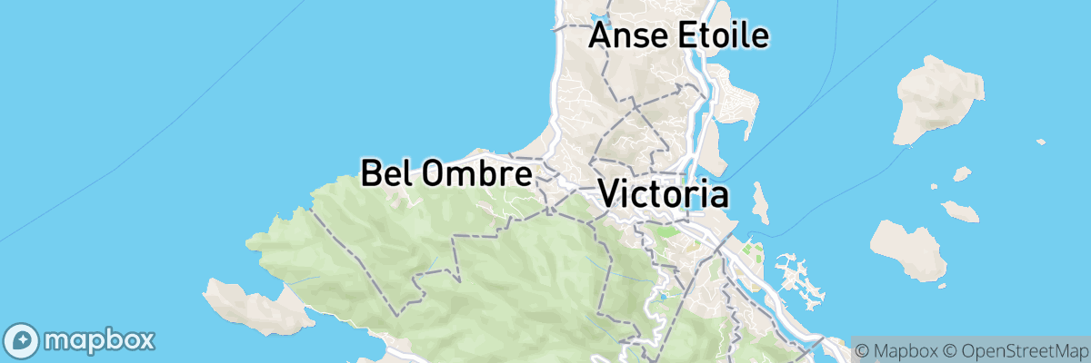 Beau Vallon, Beau Vallon map