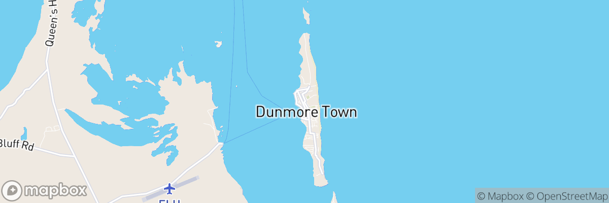 Dunmore Town, Harbour Island District map