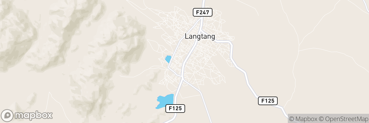 Langtang, Plateau State map