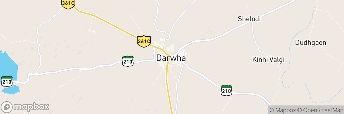 Dārwha, Mahārāshtra map