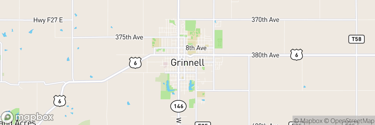 Grinnell, Iowa map