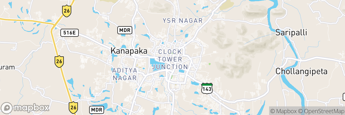 Vizianagaram, Andhra Pradesh map