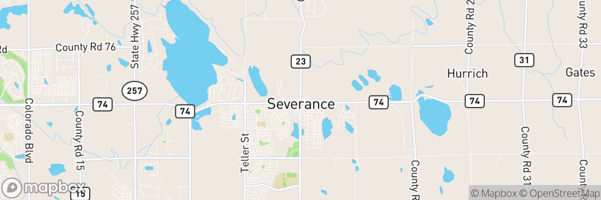 Severance, Colorado map