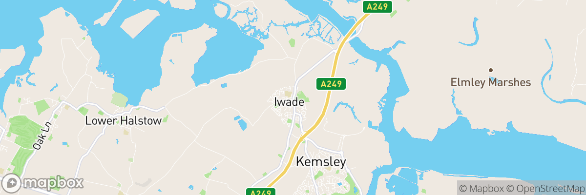 Iwade, England map