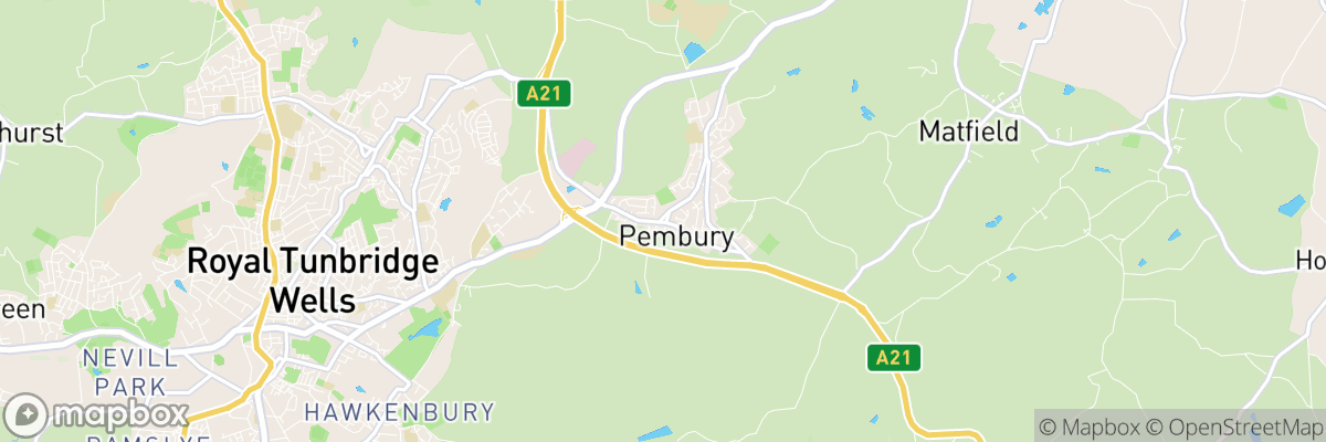 Pembury, England map