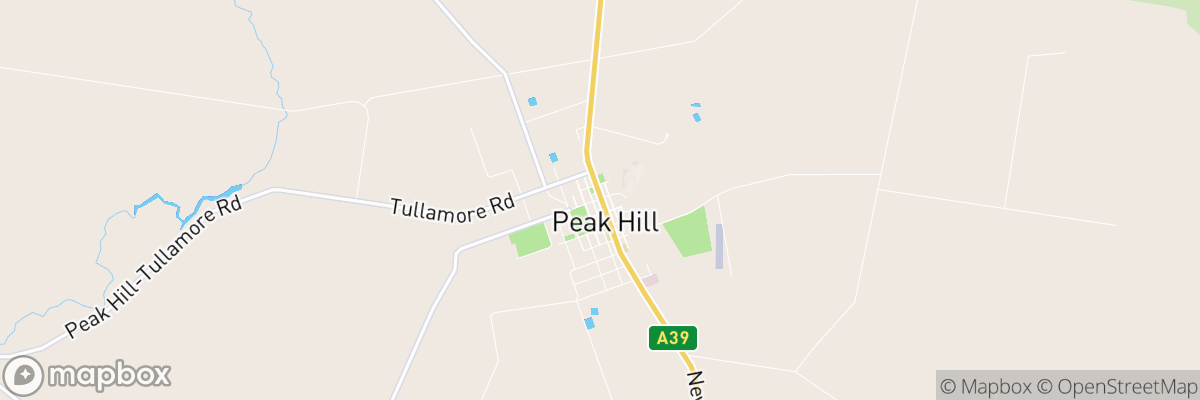 Peak Hill, New South Wales map