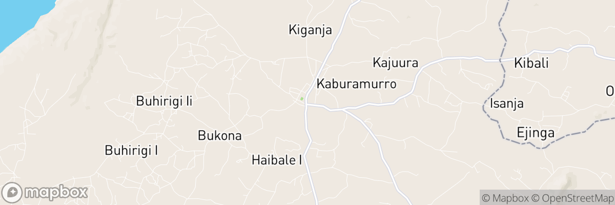 Kigorobya, Western Region map