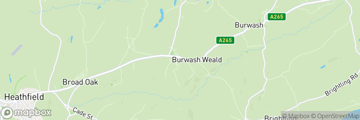 Burwash Common, England map