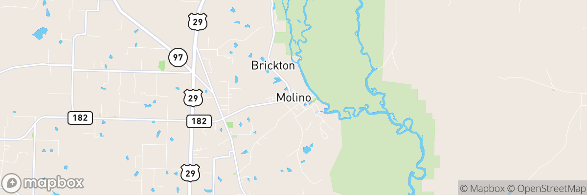 Molino, Florida map