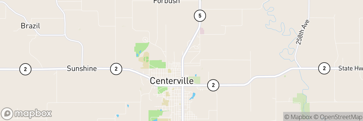 Appanoose County, Iowa map