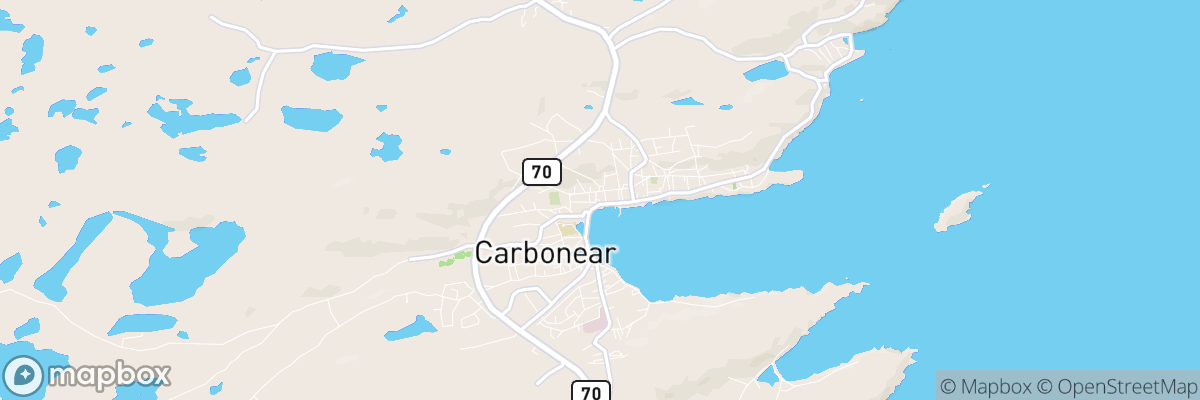 Carbonear, Newfoundland and Labrador map