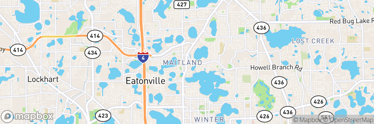 Maitland, Florida map