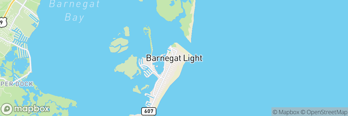 Barnegat Light, New Jersey map